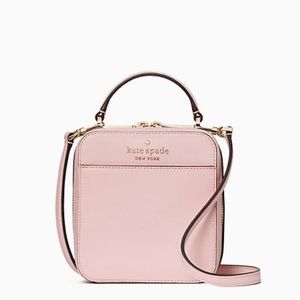 Kate Spade Daisy Vanity Crossbody | Rose Smoke (pastel pink) | Gold Hardware